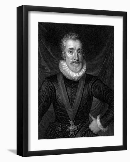 Henry IV, First Bourbon King of France, C1830-null-Framed Giclee Print