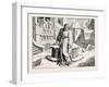 Henry IV, in the Courtyard of the Pope at Canossa-null-Framed Giclee Print