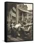 Henry IV, Masked Ladies in the "Pit" Watching a Performance of Shakespeare's Henry IV-null-Framed Stretched Canvas