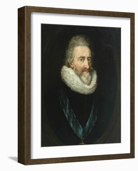 Henry IV of France-Frans I Pourbus-Framed Giclee Print