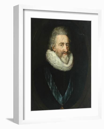 Henry IV of France-Frans I Pourbus-Framed Giclee Print