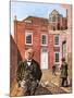 Henry James Standing Outside Lamb House in Sussex-Green-Mounted Giclee Print