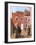 Henry James Standing Outside Lamb House in Sussex-Green-Framed Giclee Print