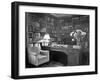Henry James' Study with Books Lining the Walls-null-Framed Photographic Print