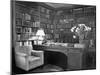 Henry James' Study with Books Lining the Walls-null-Mounted Photographic Print