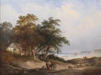 A Coastal Landscape, Isle of Wight-Henry John Boddington-Giclee Print