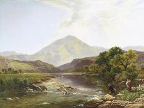 Moel Hebog from the Stepping Stone, Wales-Henry John Boddington-Giclee Print