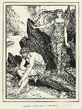 The Damsel Warns Sir Balin-Henry Justice Ford-Giclee Print