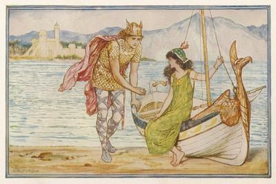 "The Horse and the Sword" Sigurd Gives the Ring to Helga, an Icelandic Tale