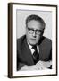 Henry Kissinger as Secretary of State in the Gerald Ford Administration. March 3 1976-null-Framed Photo