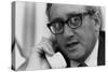 Henry Kissinger on the Phone During the Collapse of the South Vietnam, April 1975-null-Stretched Canvas