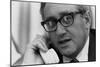 Henry Kissinger on the Phone During the Collapse of the South Vietnam, April 1975-null-Mounted Photo