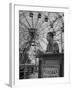 Henry Koerner Standing in Front of Ferris Wheel-null-Framed Premium Photographic Print