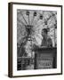 Henry Koerner Standing in Front of Ferris Wheel-null-Framed Premium Photographic Print