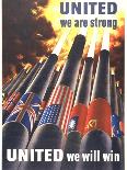 United We are Strong, United We Can Win-Henry Koerner-Laminated Art Print