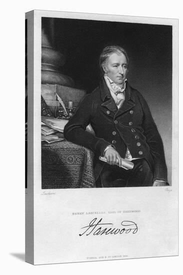 Henry Lascelles, 2nd Earl of Harewood, British Politician, 1830-Page-Stretched Canvas