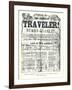 Henry M.Stanley, Handbill from Lecture Tour in America-null-Framed Giclee Print