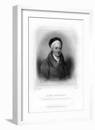 Henry Mackenzie, Scottish Novelist and Miscellaneous Writer-S Freeman-Framed Giclee Print