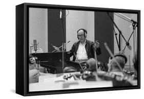 Henry Mancini, Cts Studios, Wembley, London, 1990-Brian O'Connor-Framed Stretched Canvas