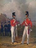 The Hon. Artillery Company-Officer and Private, 1848, (1914)-Henry Martens-Framed Stretched Canvas
