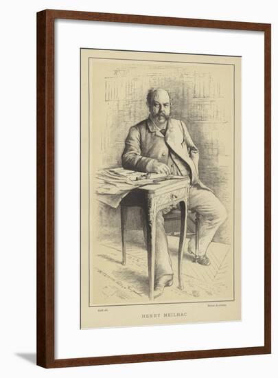 Henry Meilhac, French Playwright and Librettist-null-Framed Giclee Print