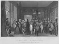 'Long Room in the Custom House. Payment of the Customs', c1841-Henry Melville-Giclee Print