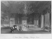 'Buckingham Palace, - The Library. Foreign Leveé', c1841-Henry Melville-Giclee Print
