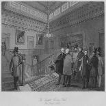 'Buckingham Palace, - The Library. Foreign Leveé', c1841-Henry Melville-Giclee Print