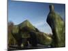 Henry Moore Sculpture Near Kenwood House on Hampstead Heath, North London, England, United Kingdom-David Hughes-Mounted Photographic Print