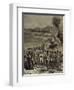 Henry Morton Stanley (1841-1904) and David Livingstone (1813-1873) on Lake Ngami.-null-Framed Premium Giclee Print