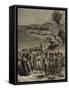 Henry Morton Stanley (1841-1904) and David Livingstone (1813-1873) on Lake Ngami.-null-Framed Stretched Canvas