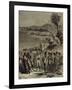 Henry Morton Stanley (1841-1904) and David Livingstone (1813-1873) on Lake Ngami.-null-Framed Giclee Print