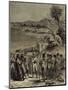 Henry Morton Stanley (1841-1904) and David Livingstone (1813-1873) on Lake Ngami.-null-Mounted Giclee Print
