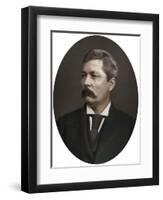 Henry Morton Stanley, African Explorer, 1880-Lock & Whitfield-Framed Premium Giclee Print