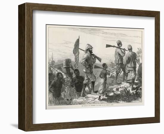 Henry Morton Stanley in Search of Livingstone-null-Framed Art Print