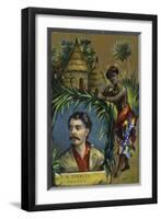 Henry Morton Stanley, Welsh-Born American Explorer-null-Framed Giclee Print