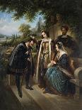 Queen Isabella and Columbus-Henry Nelson O'Neil-Giclee Print