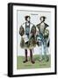 Henry of Ulbert and the King of Navarre, 16th Century-Richard Brown-Framed Art Print