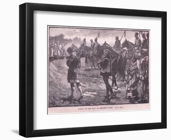 Henry on the Way to Becket's Tomb Ad 1174-Walter Paget-Framed Giclee Print