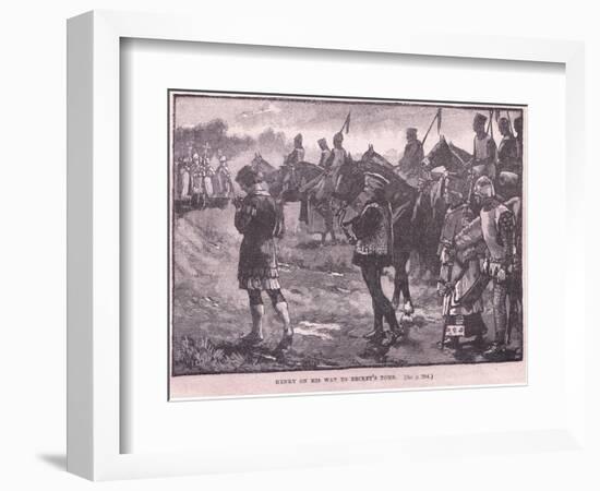 Henry on the Way to Becket's Tomb Ad 1174-Walter Paget-Framed Giclee Print