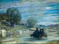 Flight into Egypt, 1921 (Oil on Panel)-Henry Ossawa Tanner-Giclee Print