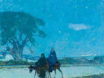 Flight into Egypt, 1921 (Oil on Panel)-Henry Ossawa Tanner-Giclee Print