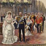King George V as Prince of Wales Leading His Regiment, the Royal Fusiliers, at Aldershot-Henry Payne-Giclee Print