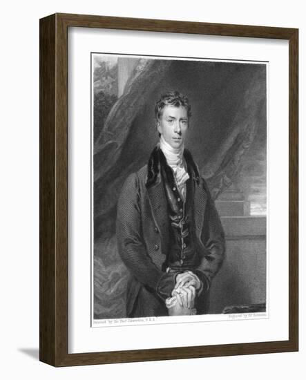 Henry Peter Brougham, 1st Baron Brougham and Vaux, Scottish Lawyer and Politician, 1833-H Robinson-Framed Giclee Print