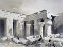 Interior of the Great Hall of Karnac, Egypt, 1845-Henry Pilleau-Giclee Print