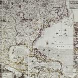 A Map of the British Empire in America, circa 1734-Henry Popple-Mounted Giclee Print