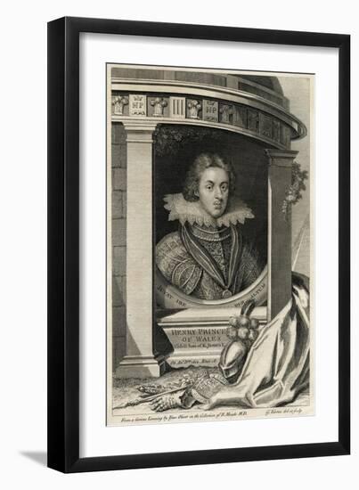 Henry, Prince of Wales-G Vertue-Framed Art Print