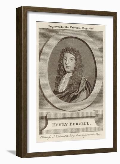 Henry Purcell English Composer-null-Framed Art Print