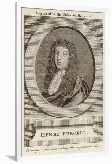 Henry Purcell English Composer-null-Framed Art Print