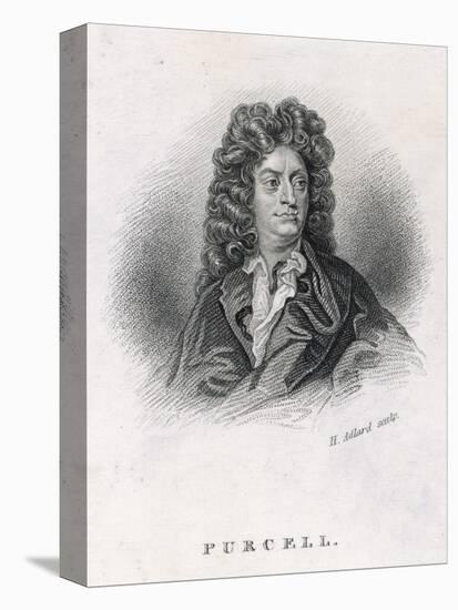 Henry Purcell the English Composer-Henry Adlard-Stretched Canvas